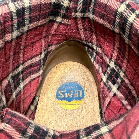 Lems Boulder Boot Leather Mens Size 14 Minimalist Hiking Boots Brown Leather - Picture 9 of 10